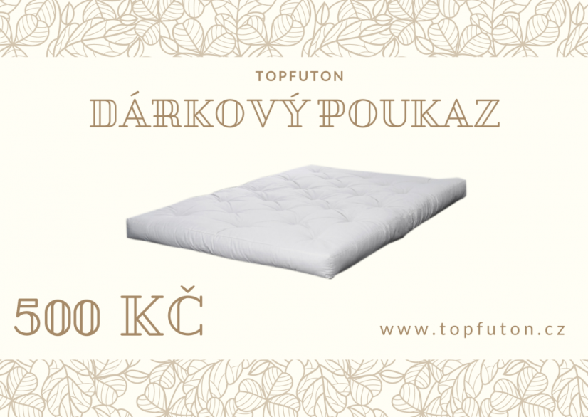 Dárkový poukaz 500