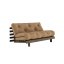 Sofa root by Karup Design 160x200 - Barva rámu: Natural, Barva matrace: Olive green