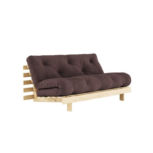 Sofa root by Karup Design 160x200 - Barva rámu: Natural, Barva matrace: Dark grey