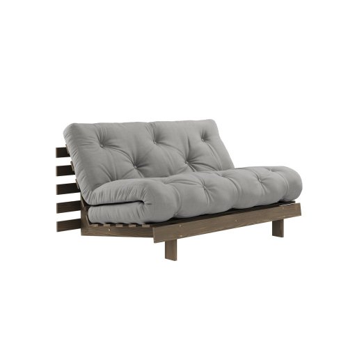 Sofa root by Karup Design 140x200 - Barva rámu: Natural, Barva matrace: Dark grey