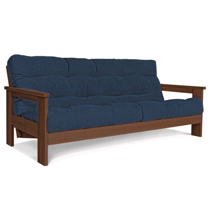 Mexico sofa bed - Barva rámu: Buk - White, Barva matrace: Red
