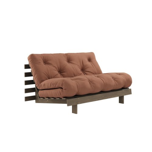 Sofa root by Karup Design 140x200 - Barva rámu: Natural, Barva matrace: Bordeaux