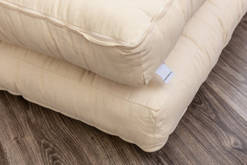 FUTON  provedení latex (kaučuk) by Topfuton - Velikost: 90x200, Barva: Flax