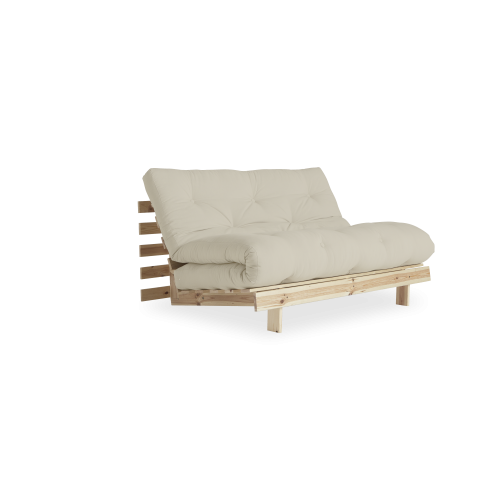 Sofa root by Karup Design 140x200 - Barva rámu: Natural, Barva matrace: Dark grey